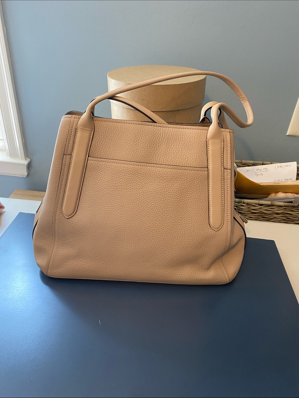 NWT RADLEY LONDON BAYLIS ROAD BEIGE LEATHER SHOULDER BAG - Picture 4 of 8